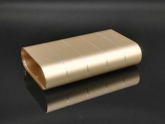 Peças de trituração anodizadas douradas do CNC do exterior bonde do cigarro eletrônico