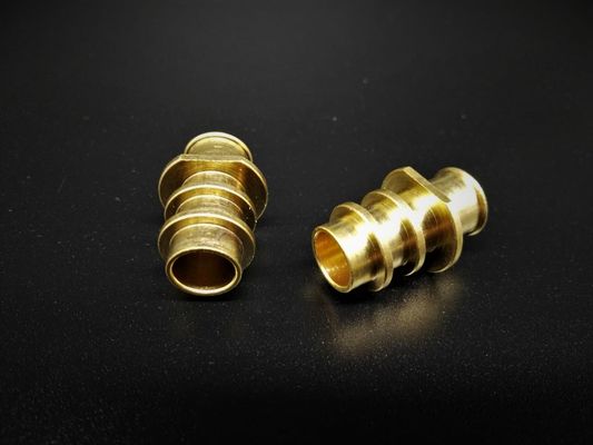 Conector de bronze fazendo à máquina do metal do Cnc do protótipo de bronze para as peças da ferramenta de ar
