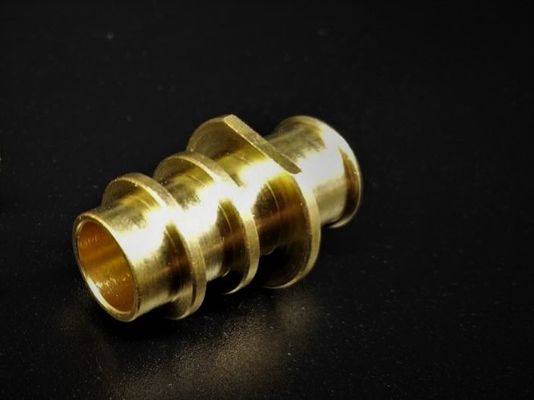 Conector de bronze fazendo à máquina do metal do Cnc do protótipo de bronze para as peças da ferramenta de ar