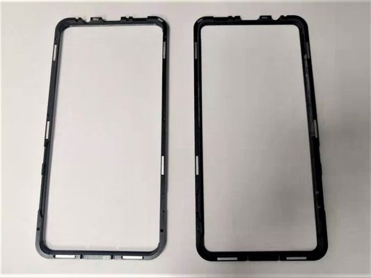 O CNC que faz à máquina com as 4 peças do enlace da linha central que moem o serviço fez à máquina o metal Shell protetor da caixa 3C do metal do telefone celular das peças